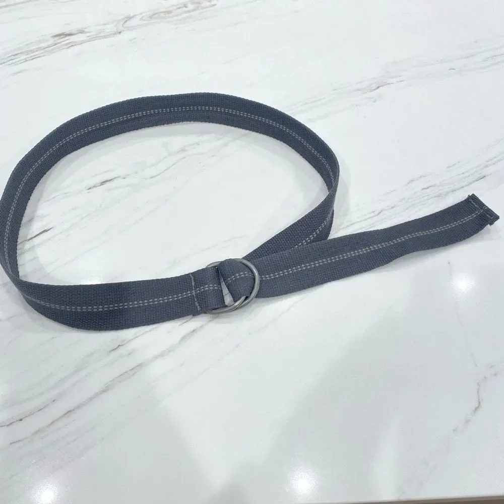Men's Gray Fabric Belt Adjustable